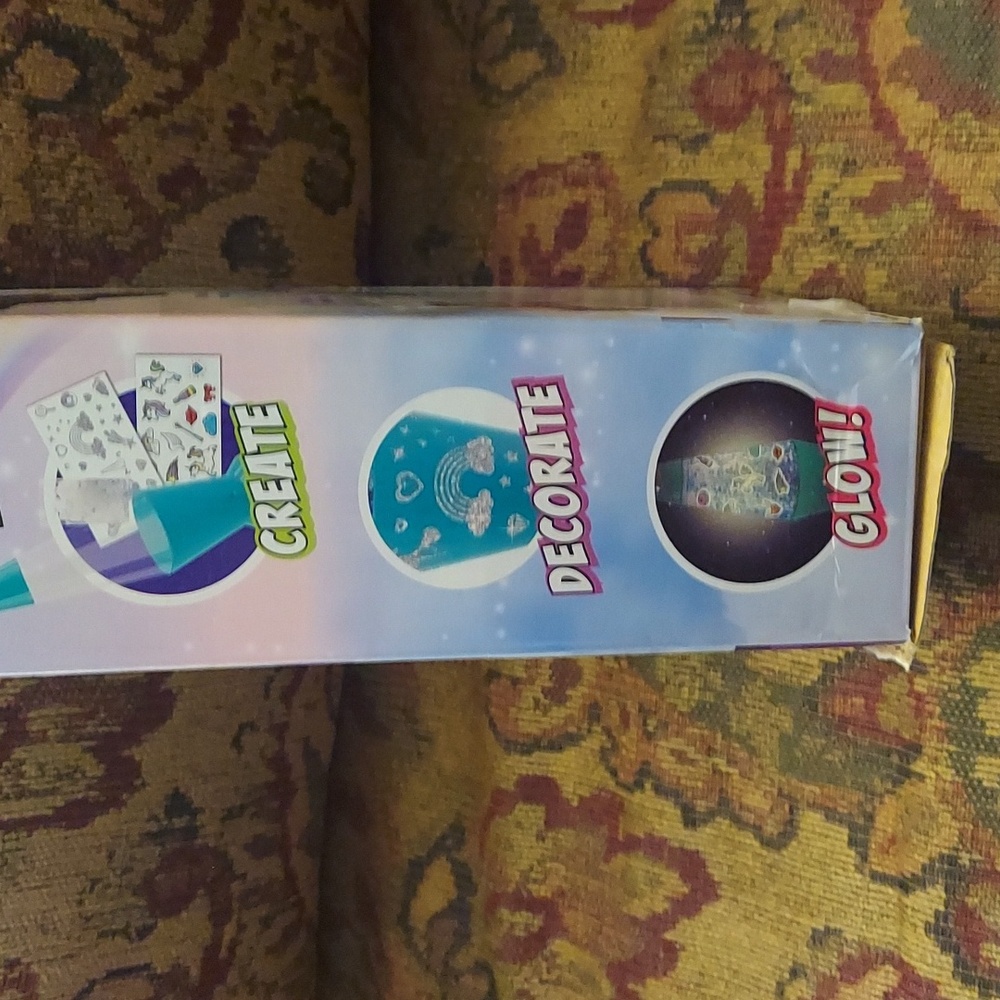 Blue Glitter Lava Lamp - Color Changing Kids Toy - Picture 5 of 6